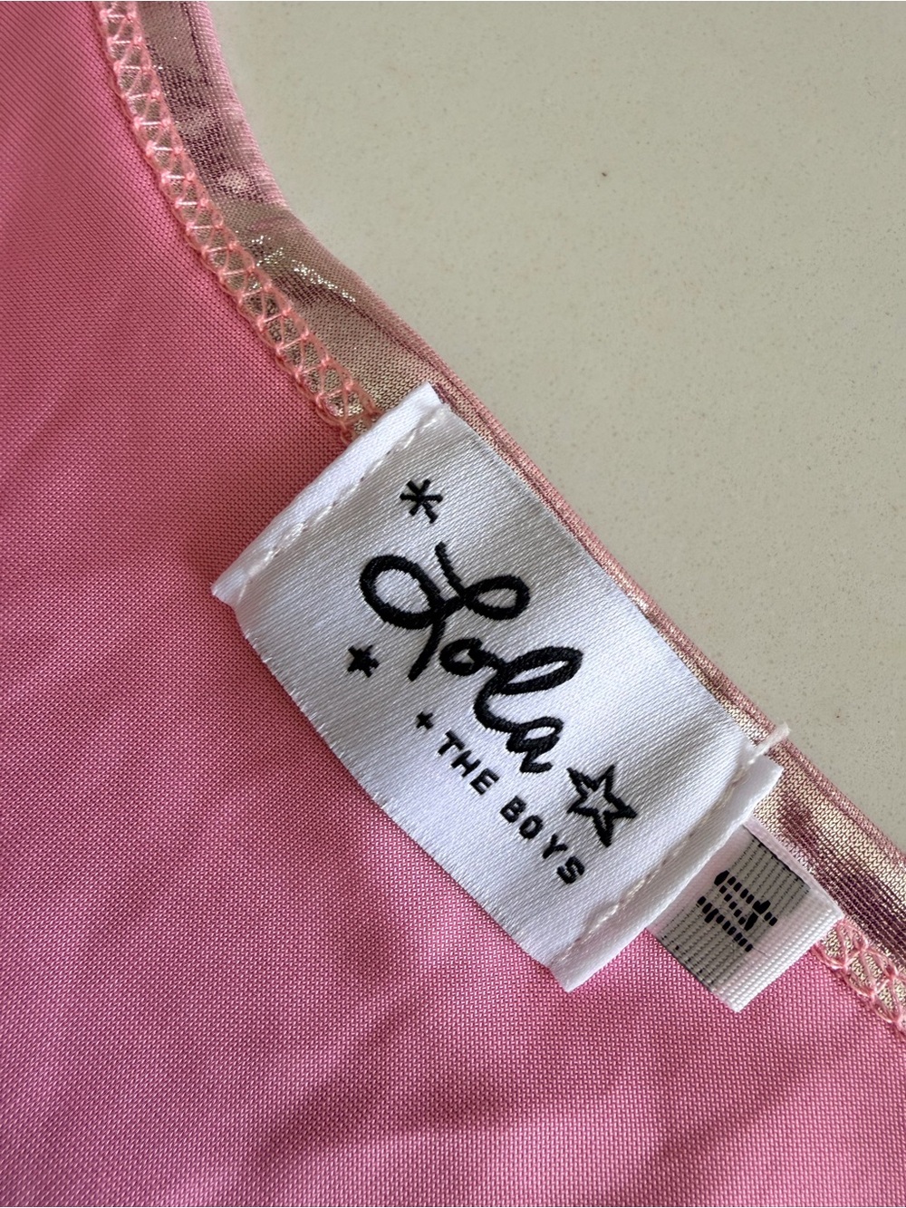 Lola + The Boys ROSE METALLIC TANK DRESS - Picture 3 of 7